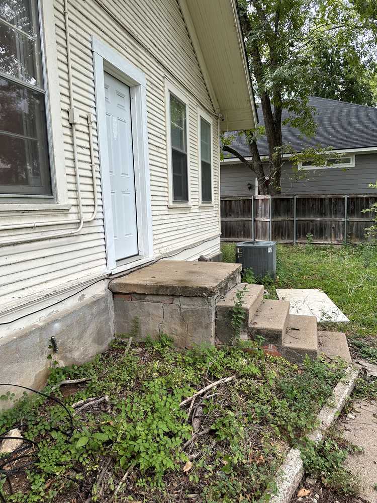 Whole-home make-ready - exterior and yard - before